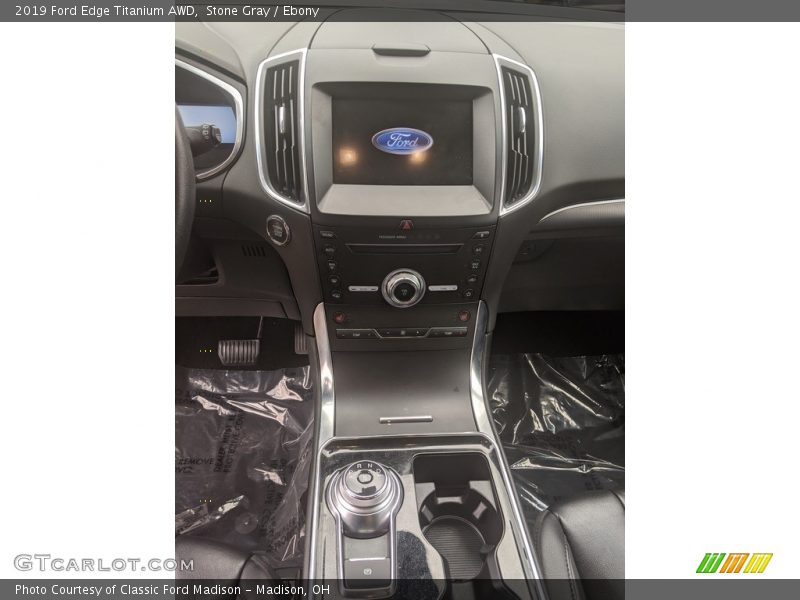 Stone Gray / Ebony 2019 Ford Edge Titanium AWD