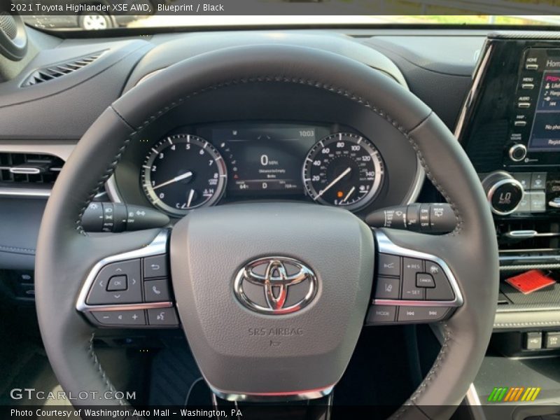 Blueprint / Black 2021 Toyota Highlander XSE AWD