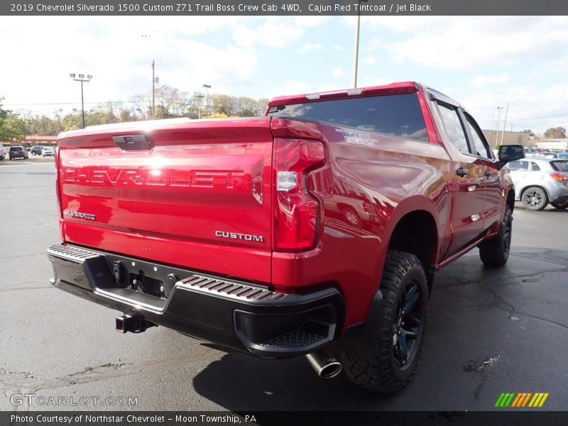 Cajun Red Tintcoat / Jet Black 2019 Chevrolet Silverado 1500 Custom Z71 Trail Boss Crew Cab 4WD