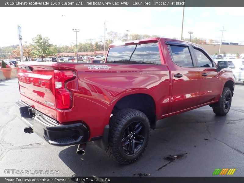 Cajun Red Tintcoat / Jet Black 2019 Chevrolet Silverado 1500 Custom Z71 Trail Boss Crew Cab 4WD