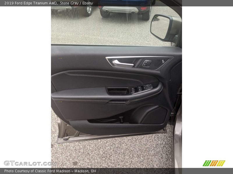 Stone Gray / Ebony 2019 Ford Edge Titanium AWD