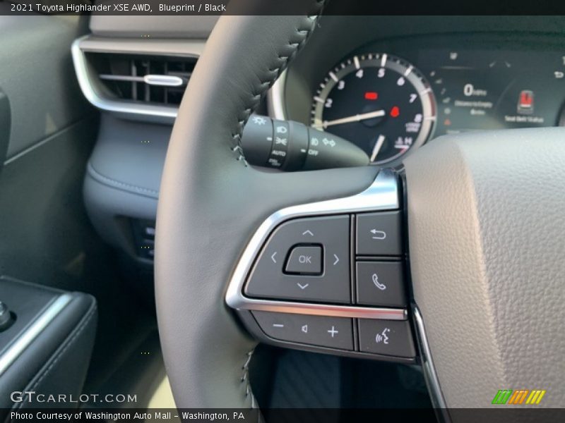 Blueprint / Black 2021 Toyota Highlander XSE AWD