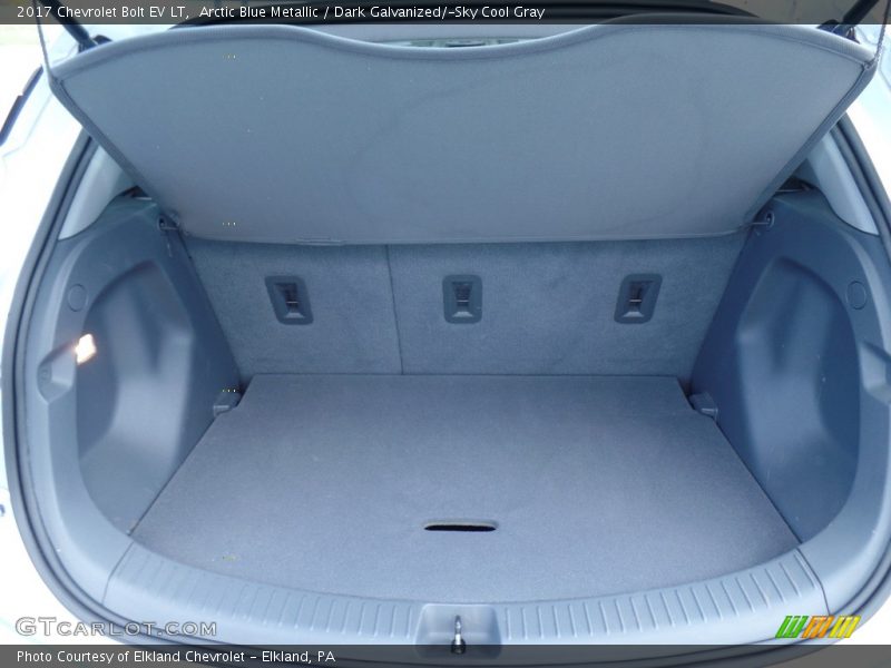 Arctic Blue Metallic / Dark Galvanized/­Sky Cool Gray 2017 Chevrolet Bolt EV LT