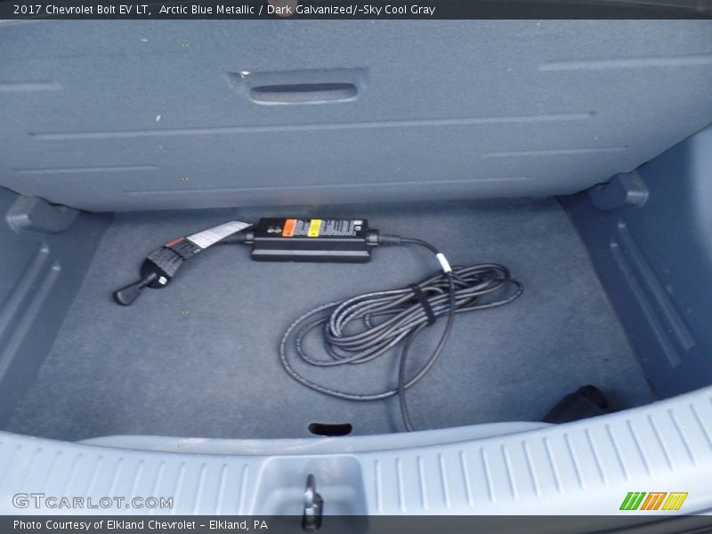 Arctic Blue Metallic / Dark Galvanized/­Sky Cool Gray 2017 Chevrolet Bolt EV LT