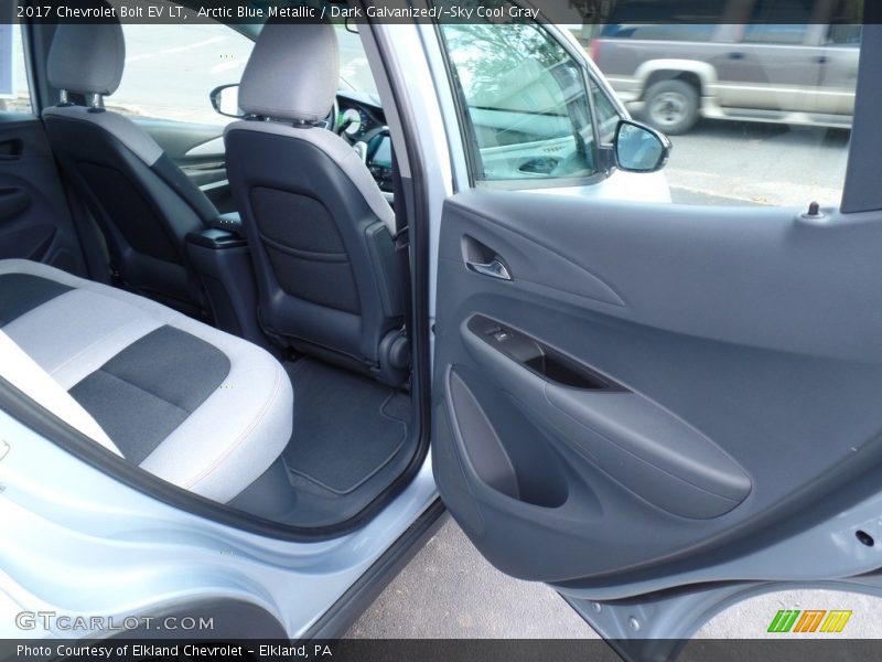 Arctic Blue Metallic / Dark Galvanized/­Sky Cool Gray 2017 Chevrolet Bolt EV LT