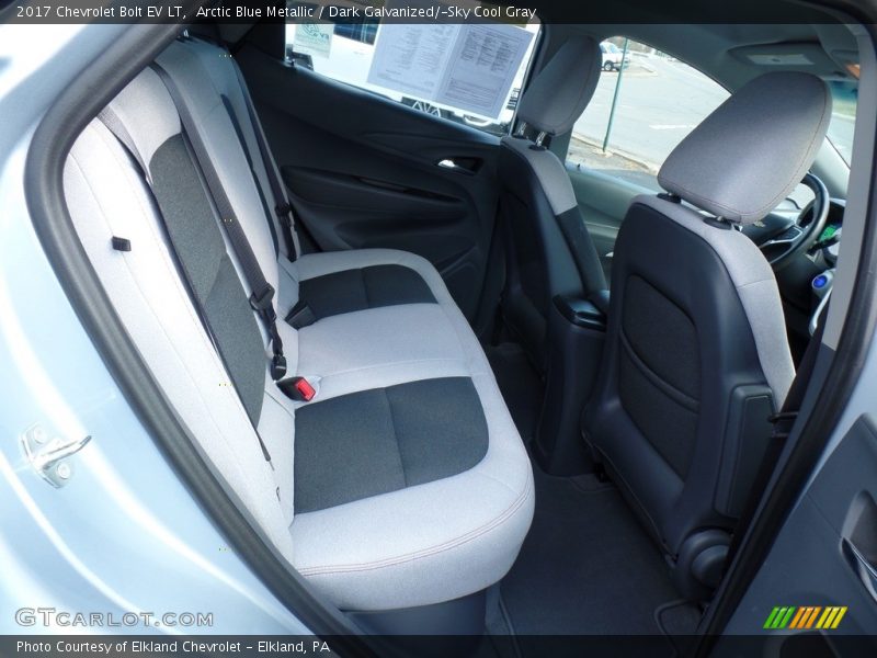 Arctic Blue Metallic / Dark Galvanized/­Sky Cool Gray 2017 Chevrolet Bolt EV LT