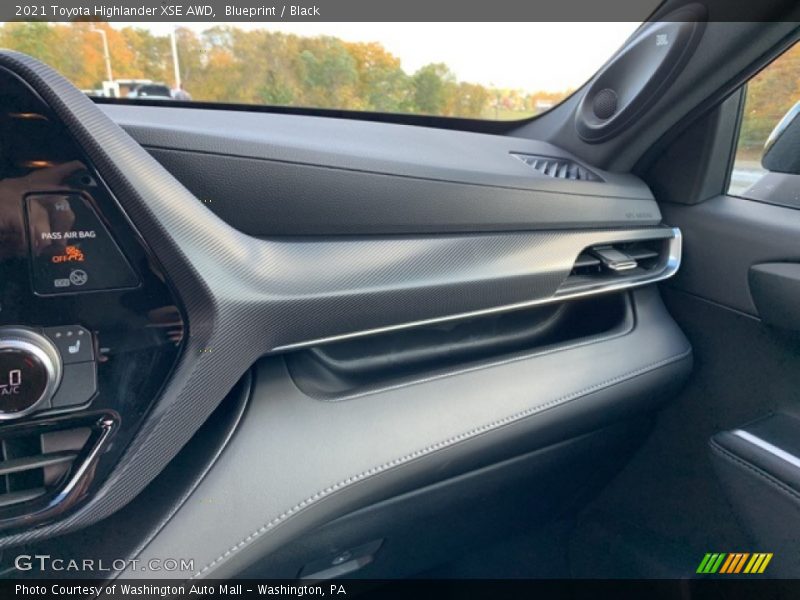 Blueprint / Black 2021 Toyota Highlander XSE AWD