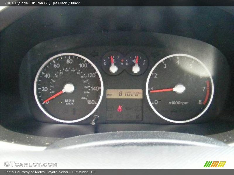 Jet Black / Black 2004 Hyundai Tiburon GT