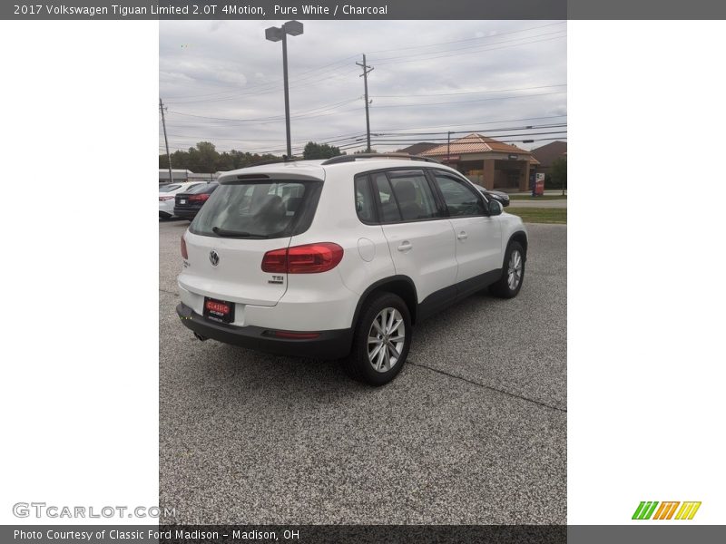 Pure White / Charcoal 2017 Volkswagen Tiguan Limited 2.0T 4Motion