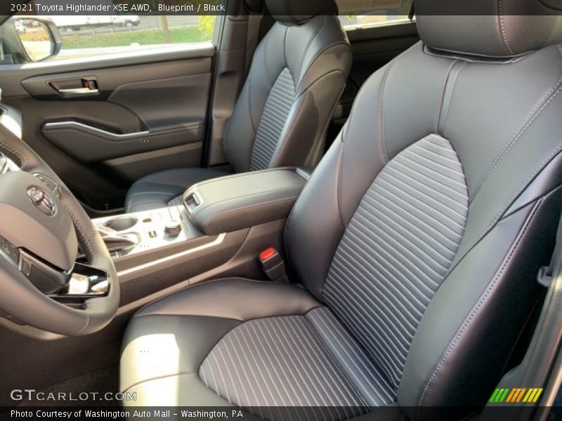 Blueprint / Black 2021 Toyota Highlander XSE AWD