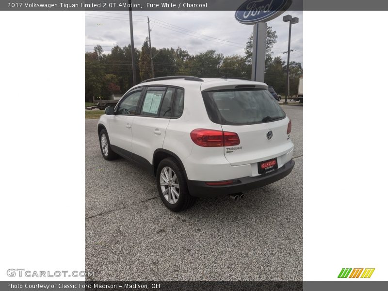 Pure White / Charcoal 2017 Volkswagen Tiguan Limited 2.0T 4Motion