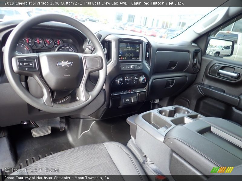 Cajun Red Tintcoat / Jet Black 2019 Chevrolet Silverado 1500 Custom Z71 Trail Boss Crew Cab 4WD