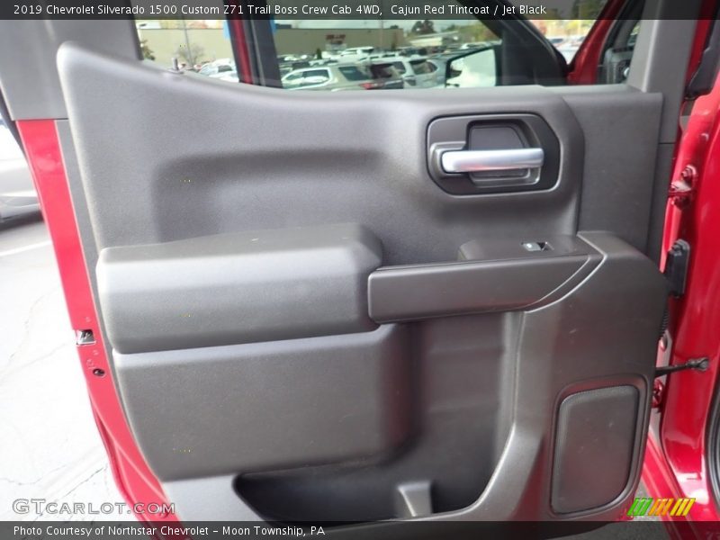 Cajun Red Tintcoat / Jet Black 2019 Chevrolet Silverado 1500 Custom Z71 Trail Boss Crew Cab 4WD
