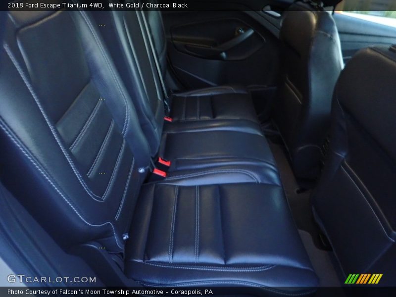 White Gold / Charcoal Black 2018 Ford Escape Titanium 4WD
