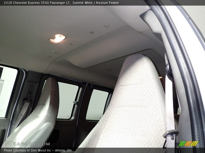 Summit White / Medium Pewter 2018 Chevrolet Express 3500 Passenger LT
