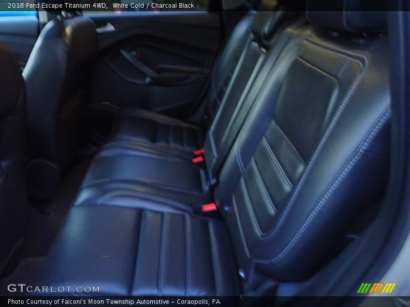 White Gold / Charcoal Black 2018 Ford Escape Titanium 4WD
