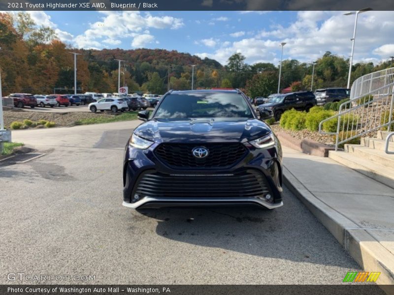 Blueprint / Black 2021 Toyota Highlander XSE AWD