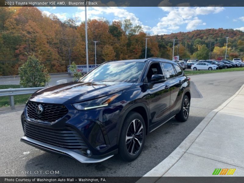 Blueprint / Black 2021 Toyota Highlander XSE AWD