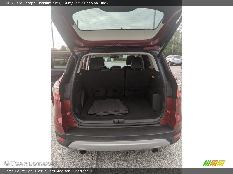 Ruby Red / Charcoal Black 2017 Ford Escape Titanium 4WD