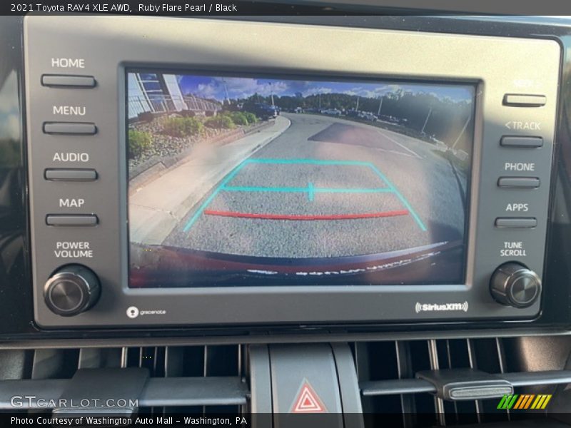 Ruby Flare Pearl / Black 2021 Toyota RAV4 XLE AWD
