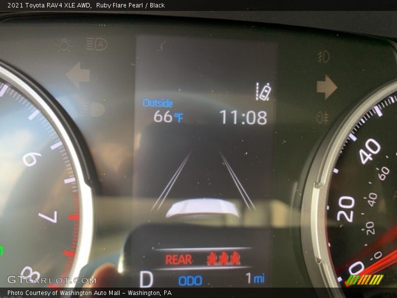 Ruby Flare Pearl / Black 2021 Toyota RAV4 XLE AWD