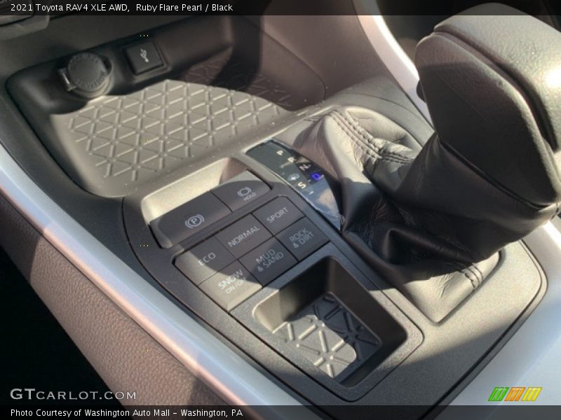 Ruby Flare Pearl / Black 2021 Toyota RAV4 XLE AWD