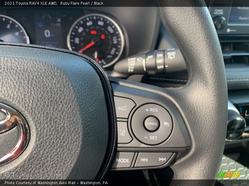 Ruby Flare Pearl / Black 2021 Toyota RAV4 XLE AWD