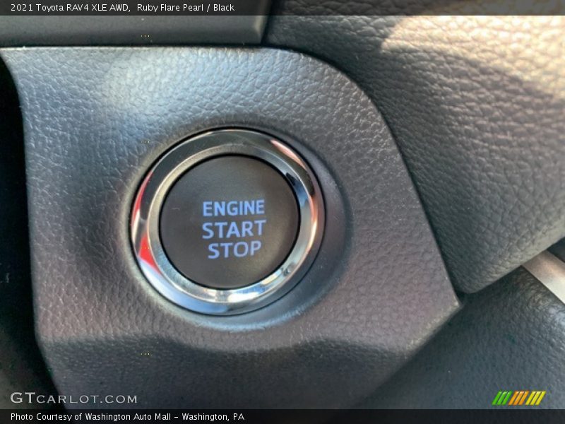 Ruby Flare Pearl / Black 2021 Toyota RAV4 XLE AWD