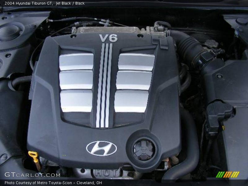 Jet Black / Black 2004 Hyundai Tiburon GT