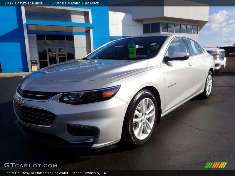 Silver Ice Metallic / Jet Black 2017 Chevrolet Malibu LT