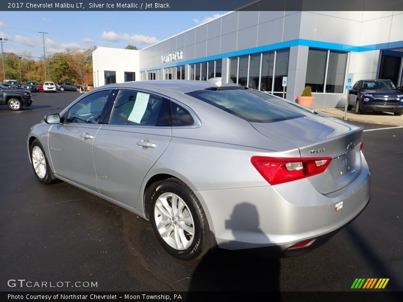 Silver Ice Metallic / Jet Black 2017 Chevrolet Malibu LT