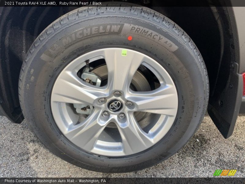 Ruby Flare Pearl / Black 2021 Toyota RAV4 XLE AWD