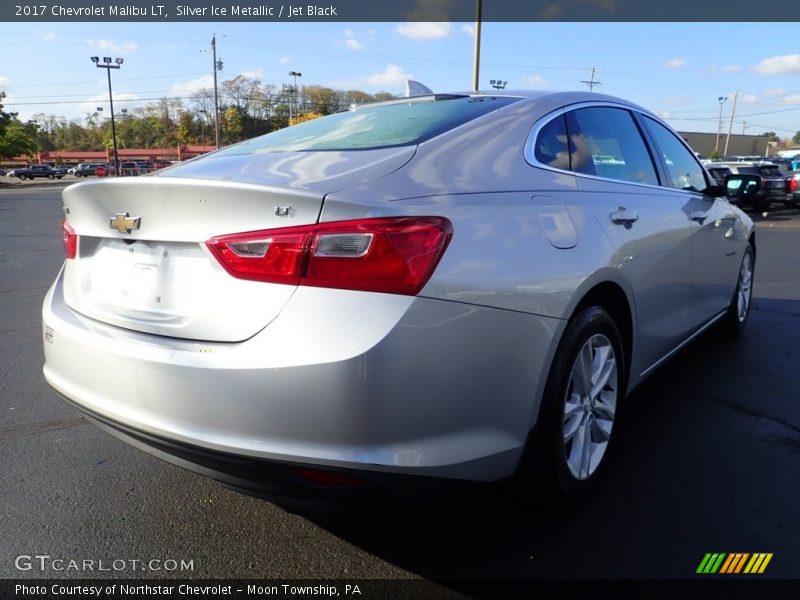 Silver Ice Metallic / Jet Black 2017 Chevrolet Malibu LT