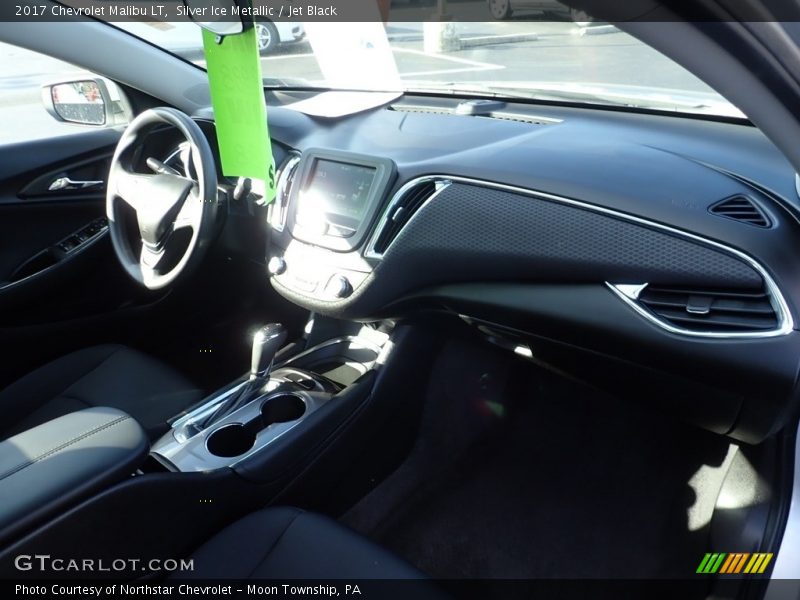 Silver Ice Metallic / Jet Black 2017 Chevrolet Malibu LT