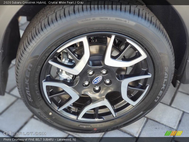 Crystal White Pearl / Gray 2020 Subaru Crosstrek Hybrid