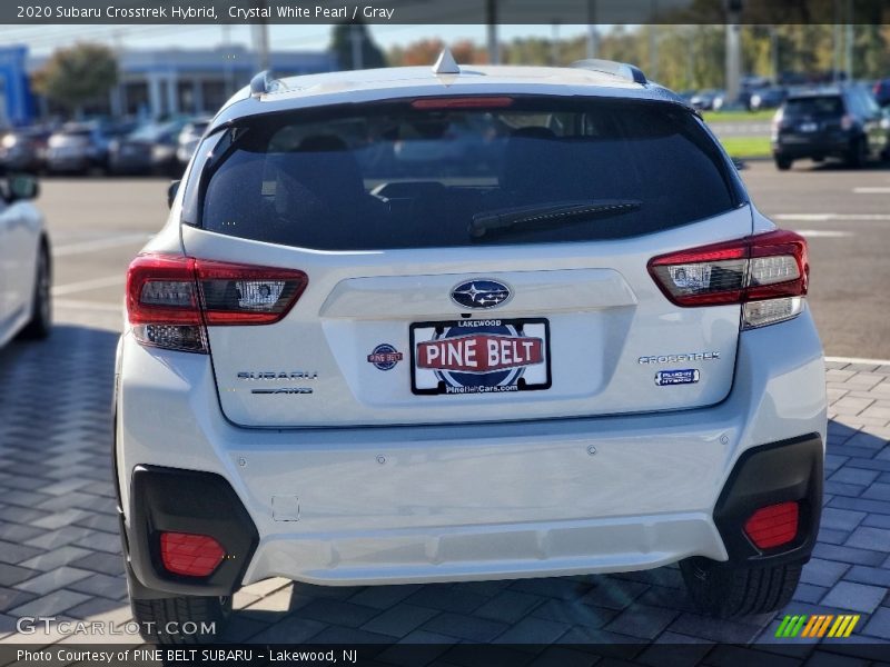 Crystal White Pearl / Gray 2020 Subaru Crosstrek Hybrid