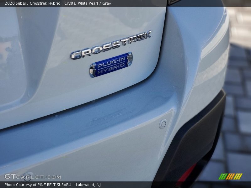 Crystal White Pearl / Gray 2020 Subaru Crosstrek Hybrid