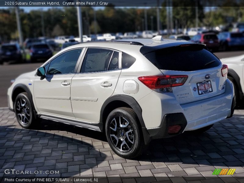 Crystal White Pearl / Gray 2020 Subaru Crosstrek Hybrid