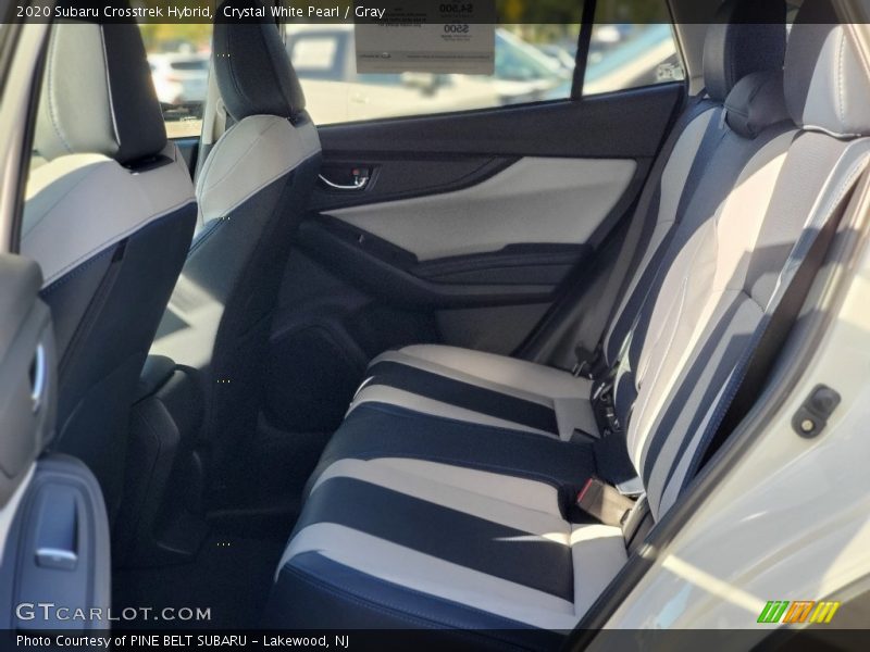 Crystal White Pearl / Gray 2020 Subaru Crosstrek Hybrid