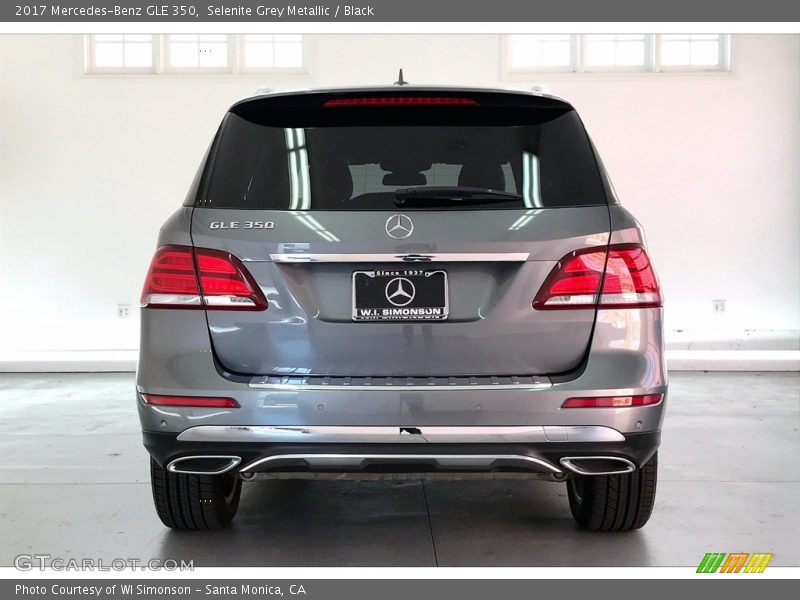 Selenite Grey Metallic / Black 2017 Mercedes-Benz GLE 350
