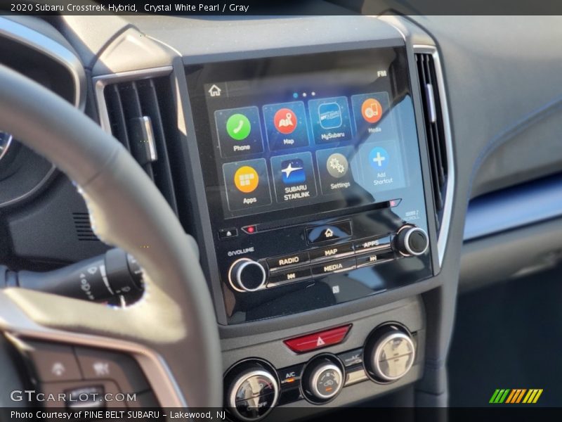 Crystal White Pearl / Gray 2020 Subaru Crosstrek Hybrid