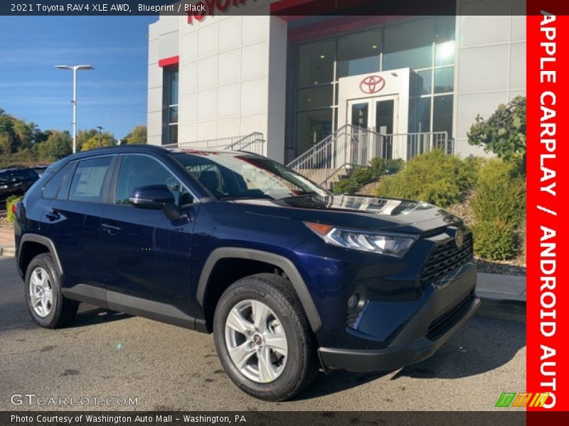 Blueprint / Black 2021 Toyota RAV4 XLE AWD