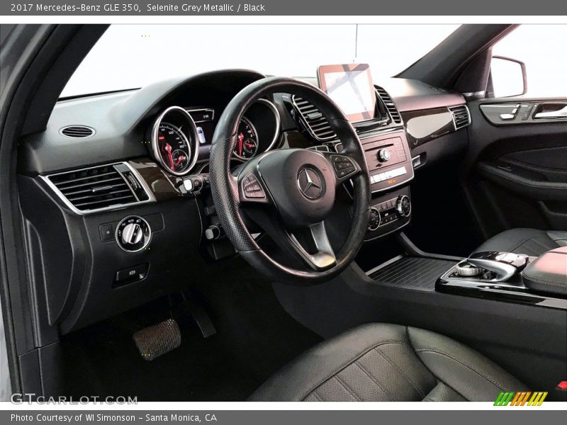Selenite Grey Metallic / Black 2017 Mercedes-Benz GLE 350