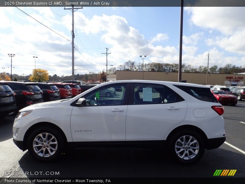 Summit White / Ash Gray 2020 Chevrolet Equinox LS AWD