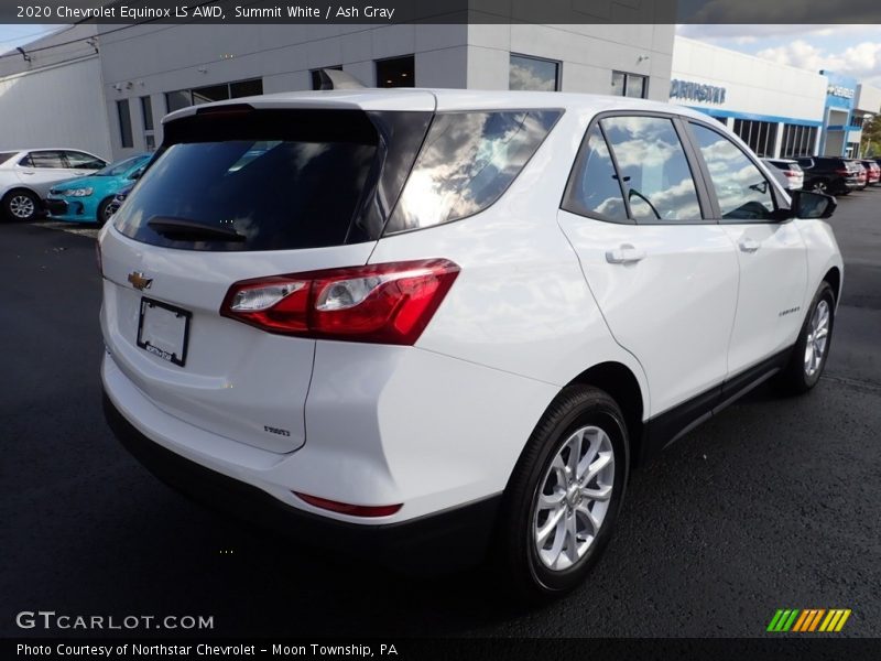 Summit White / Ash Gray 2020 Chevrolet Equinox LS AWD