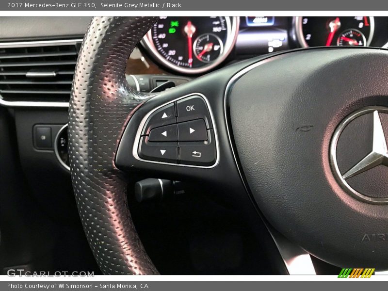Selenite Grey Metallic / Black 2017 Mercedes-Benz GLE 350