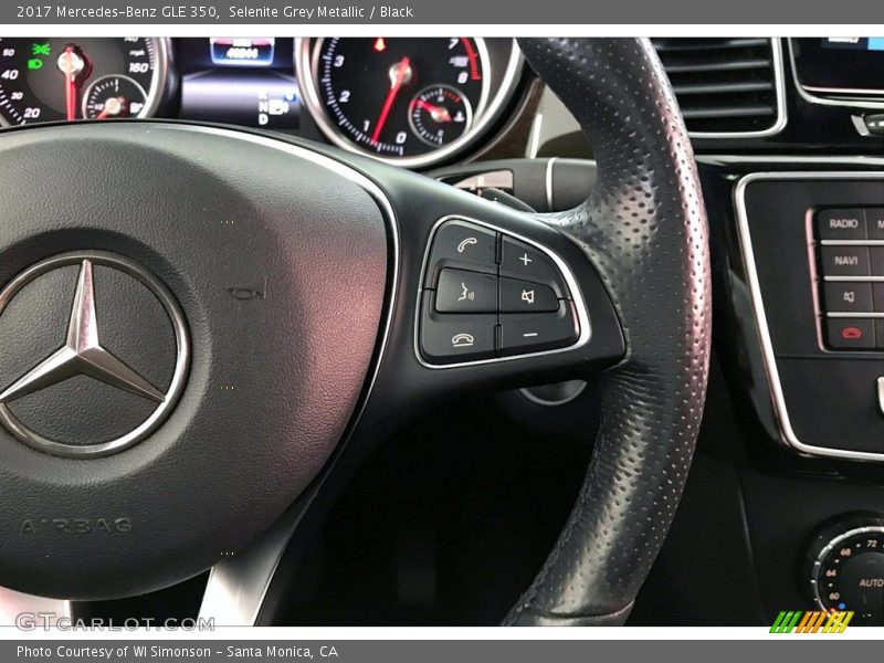 Selenite Grey Metallic / Black 2017 Mercedes-Benz GLE 350