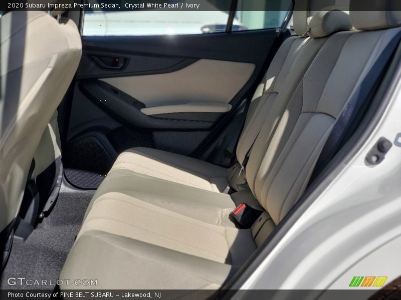 Crystal White Pearl / Ivory 2020 Subaru Impreza Premium Sedan