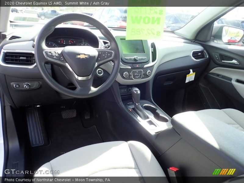 Summit White / Ash Gray 2020 Chevrolet Equinox LS AWD