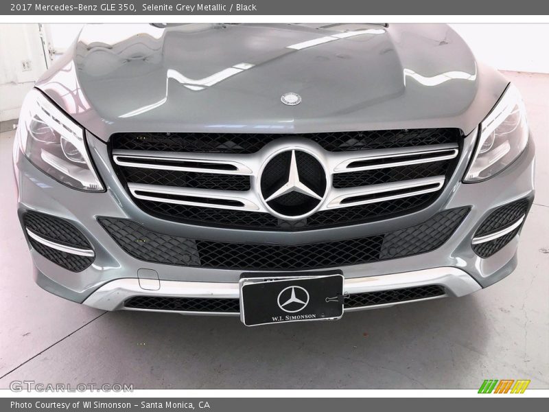 Selenite Grey Metallic / Black 2017 Mercedes-Benz GLE 350